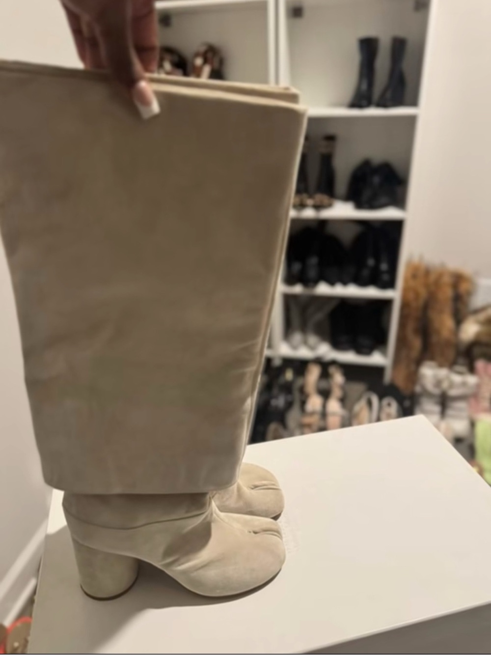 Maison Margiela Trompe L'oeil Tabi Boots RARE ! Box included size EU38
